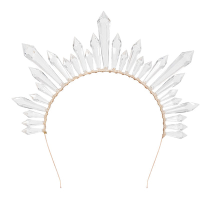 Diadème Cristal Couronne - Accessoire Fête & Déguisement