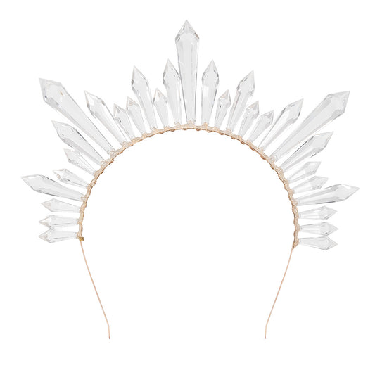 Diadème Cristal Couronne - Accessoire Fête & Déguisement