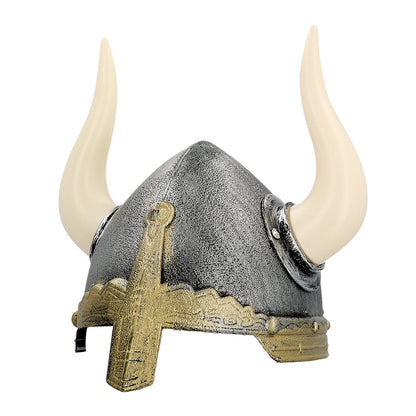 Casque de Viking avec Cornes - Déguisement Médiéval Enfant