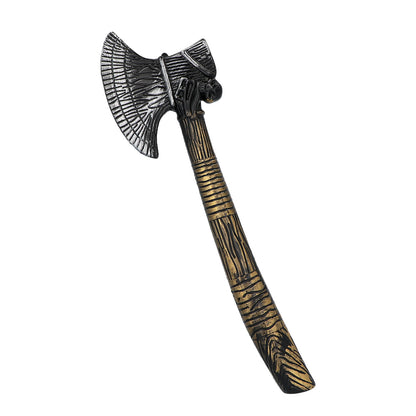 Hache Viking Médiévale avec Lame Éventail - Accessoire Déguisement