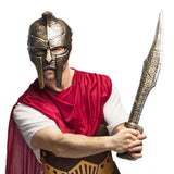 Casque Guerrier Antique + Épée Dorée - Déguisement Gladiateur