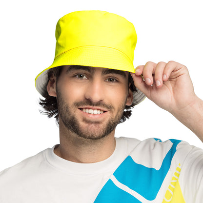 Chapeau de Soleil Fluo UV Blacklight - 5 Couleurs Éclatantes