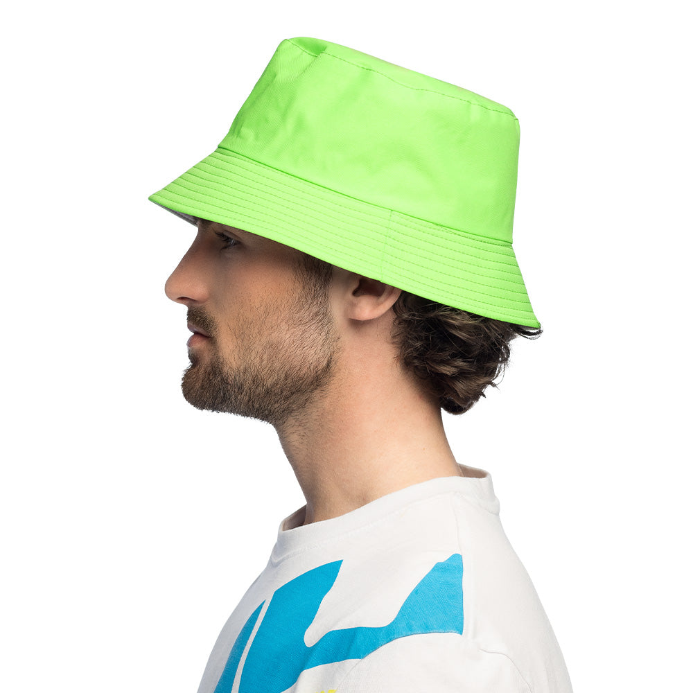 Chapeau Bucket Fluo UV Blacklight - Accessoire Rave Party