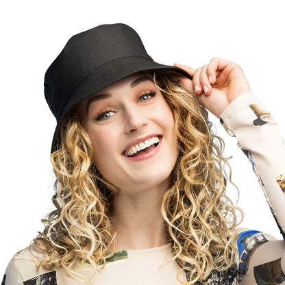 Chapeau Bucket Hat Noir - Accessoire Tendance Unisexe
