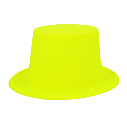 Chapeaux de Fête Fluo UV Blacklight - Rose, Vert, Jaune, Orange