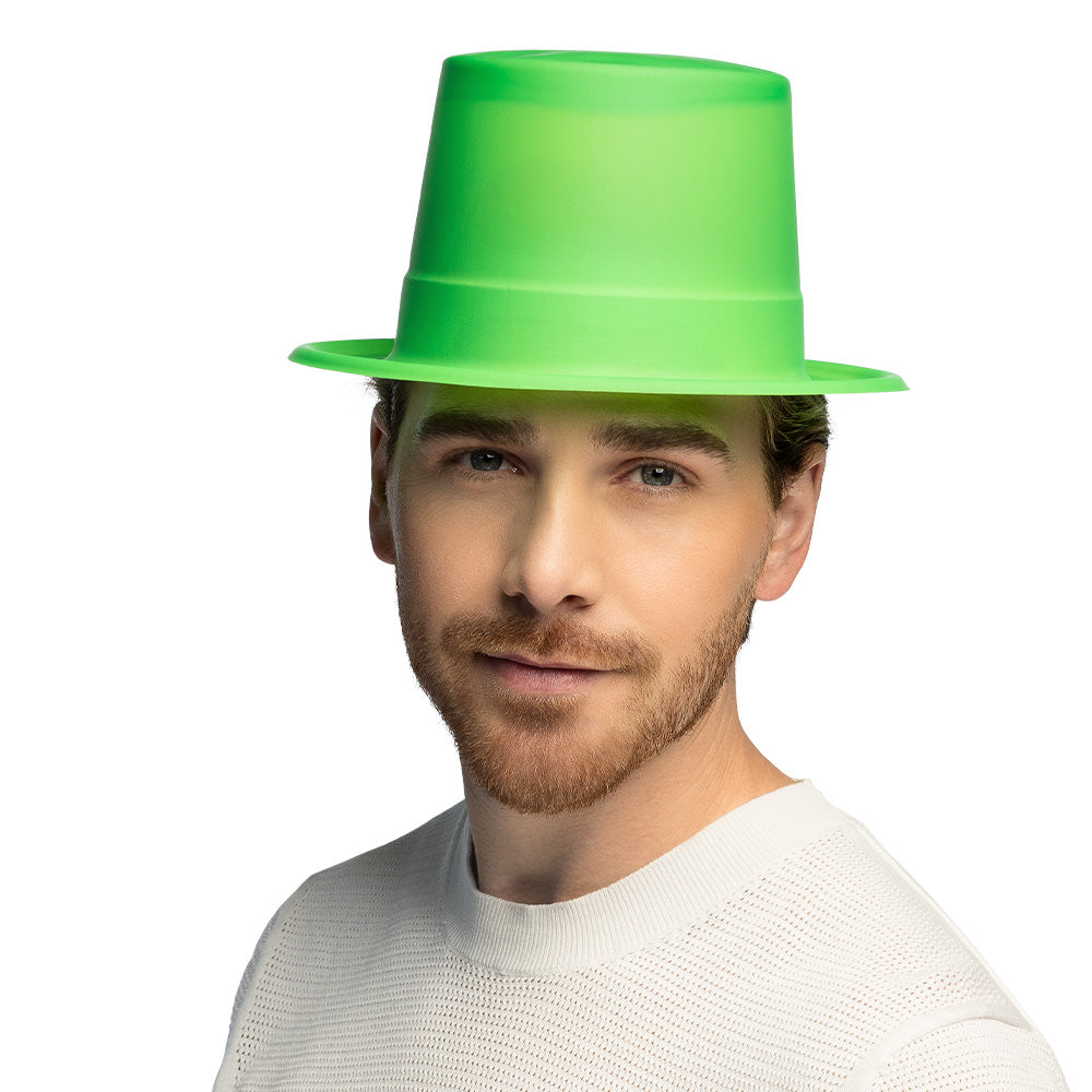 Chapeaux de Fête Fluo UV Blacklight - Rose, Vert, Jaune, Orange