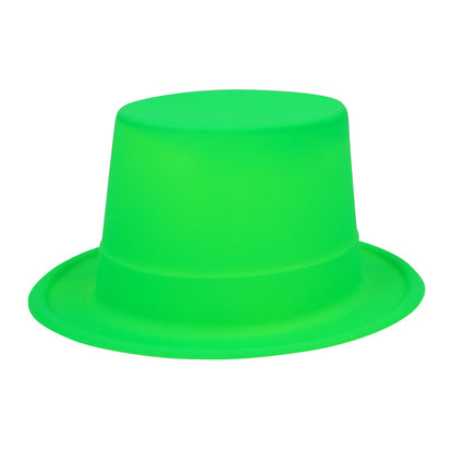 Chapeaux de Fête Fluo UV Blacklight - Rose, Vert, Jaune, Orange