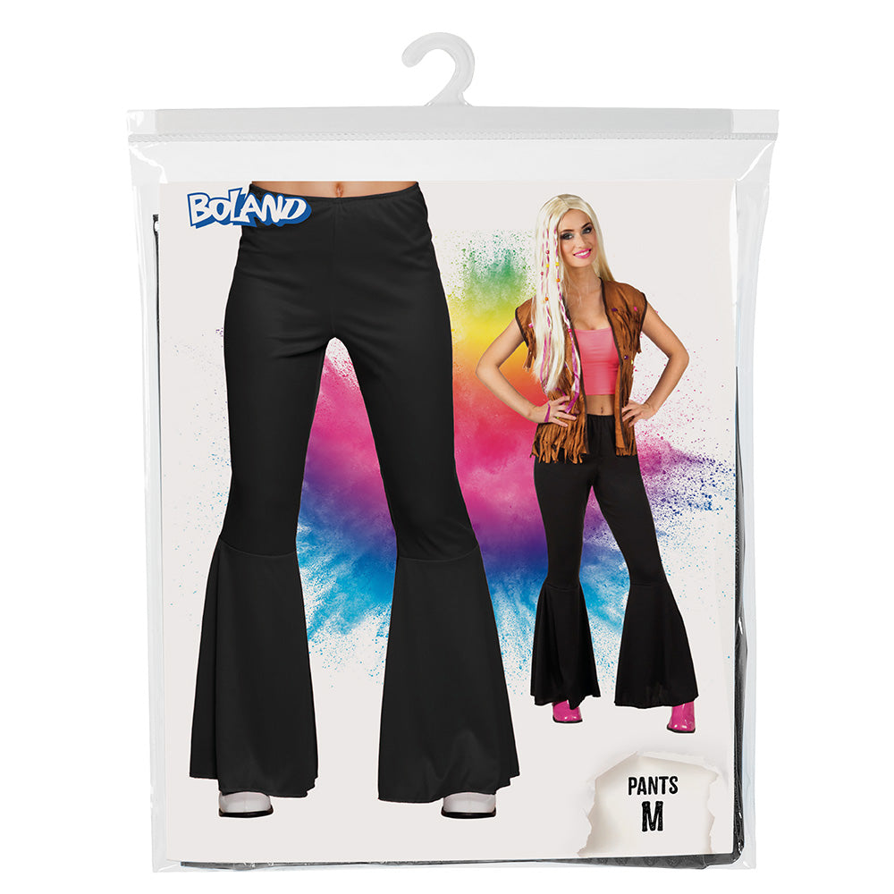 Pantalon Patte d'Éléphant Noir Années 70 - Déguisement Disco