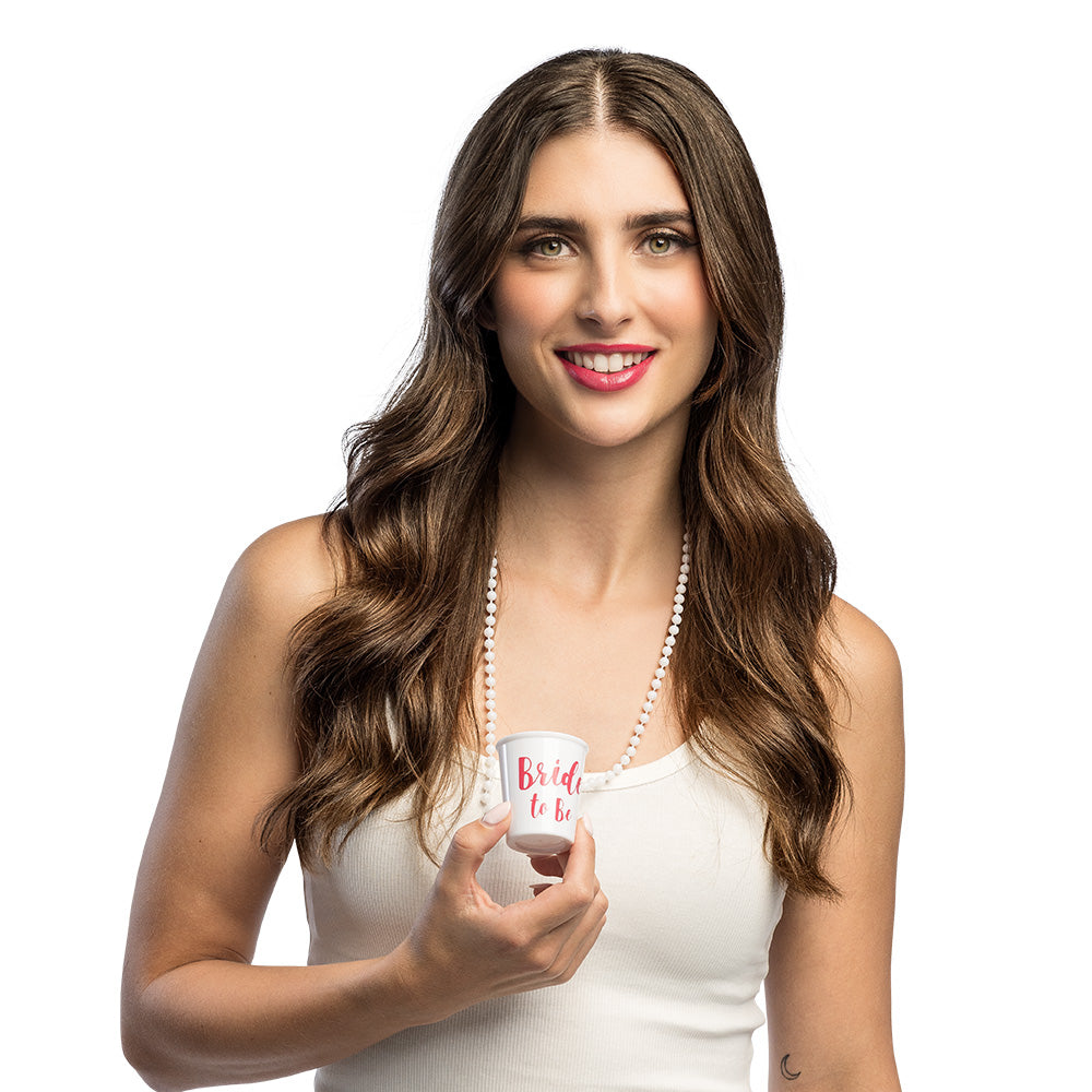 Collier Perles Blanc « Bride to Be » - Enterrement Vie de Jeune Fille