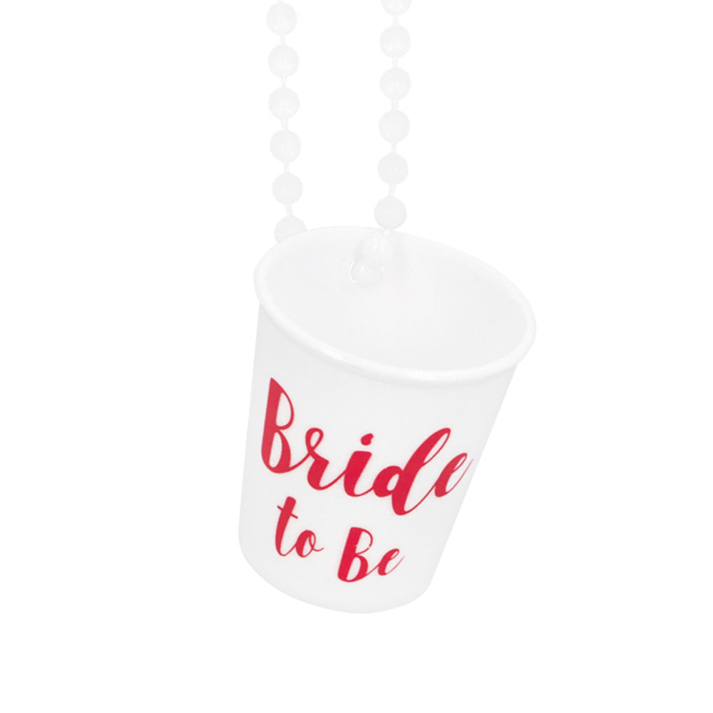 Collier Perles Blanc « Bride to Be » - Enterrement Vie de Jeune Fille