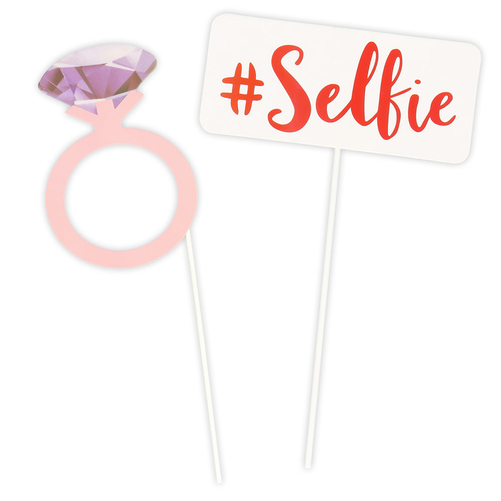 Set 10 pièces accessoires photobooth EVJF Bride To Be