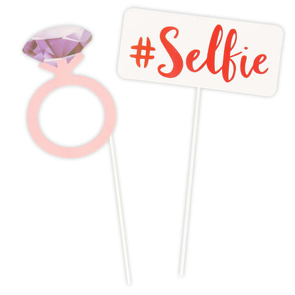 Set 10 pièces accessoires photobooth EVJF Bride To Be