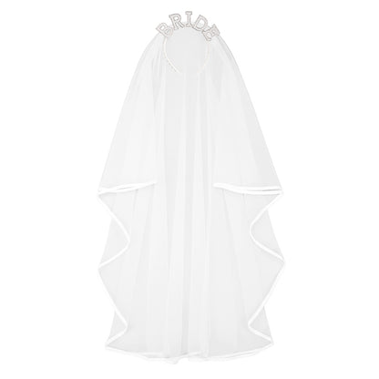 Voile de Mariée BRIDE avec Diadème Strass - Accessoire Mariage