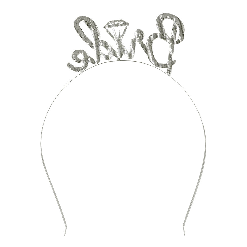 Tiara Bride Strass Argenté - Accessoire de Mariage et EVJF