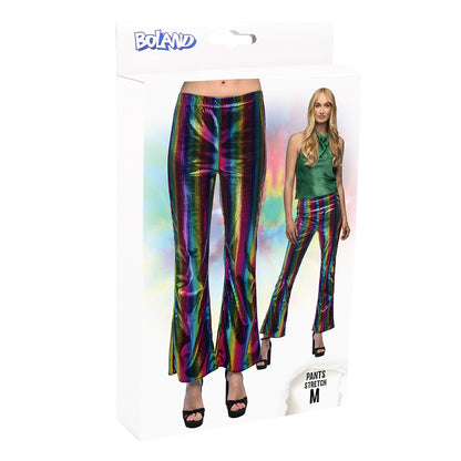 Pantalon Paillettes Rainbow Stretch - Déguisement Disco Années 70