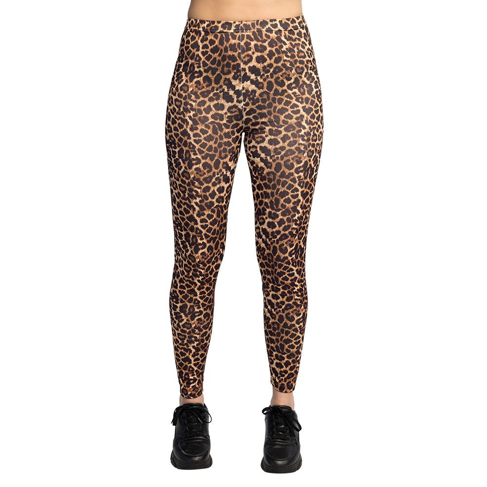 Legging Léopard Stretch Femme - Motif Animal Chic