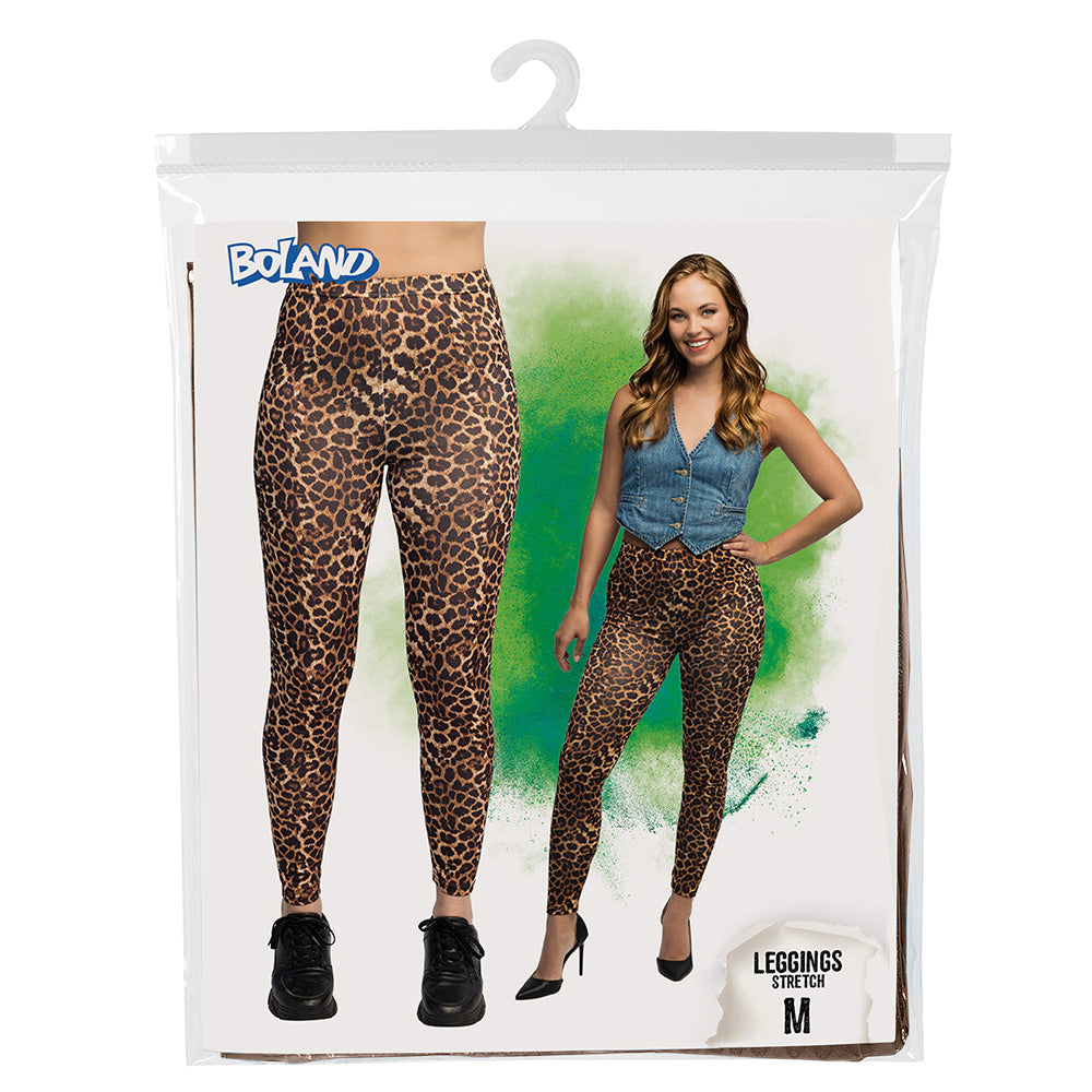 Legging Léopard Stretch Femme - Motif Animal Chic