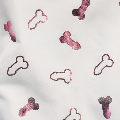 Veste Bomber Motif Mickey Rose et Blanc - Déguisement Adulte