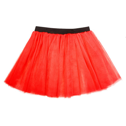 Tutu Rouge Volumineux - Jupe Tulle Déguisement Adulte