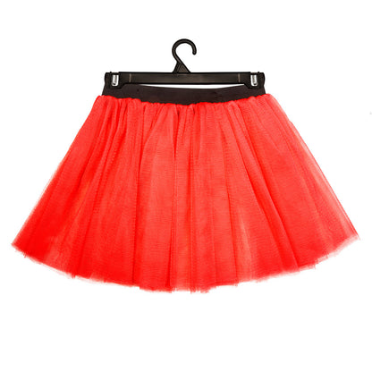 Tutu Rouge Volumineux - Jupe Tulle Déguisement Adulte