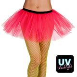 Jupe Tutu Fluo Rose Blacklight UV - Déguisement Festif