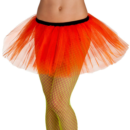 Tutu Dégradé Rouge Orange Jaune - Déguisement Femme Neon