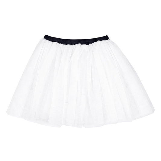 Jupon Tutu Blanc avec Ceinture Noire - Déguisement Danseur
