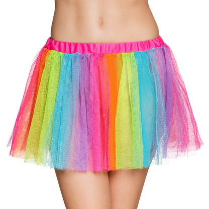 Tutu Arc-en-Ciel Multicolore Femme - Déguisement Festif