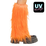 Jambières Fluo Orange UV Blacklight - Lot de 2 Pcs