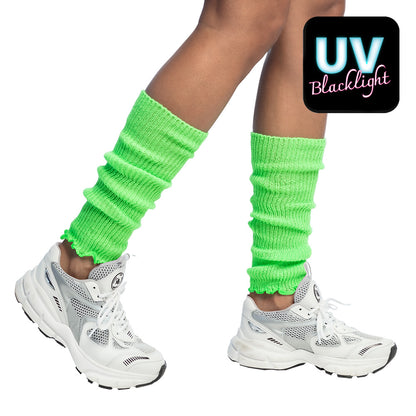 Jambières Fluo UV Blacklight - Accessoire Disco Années 80