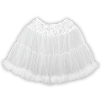 Jupon Blanc Tulle Volumineux - 48cm - Déguisement