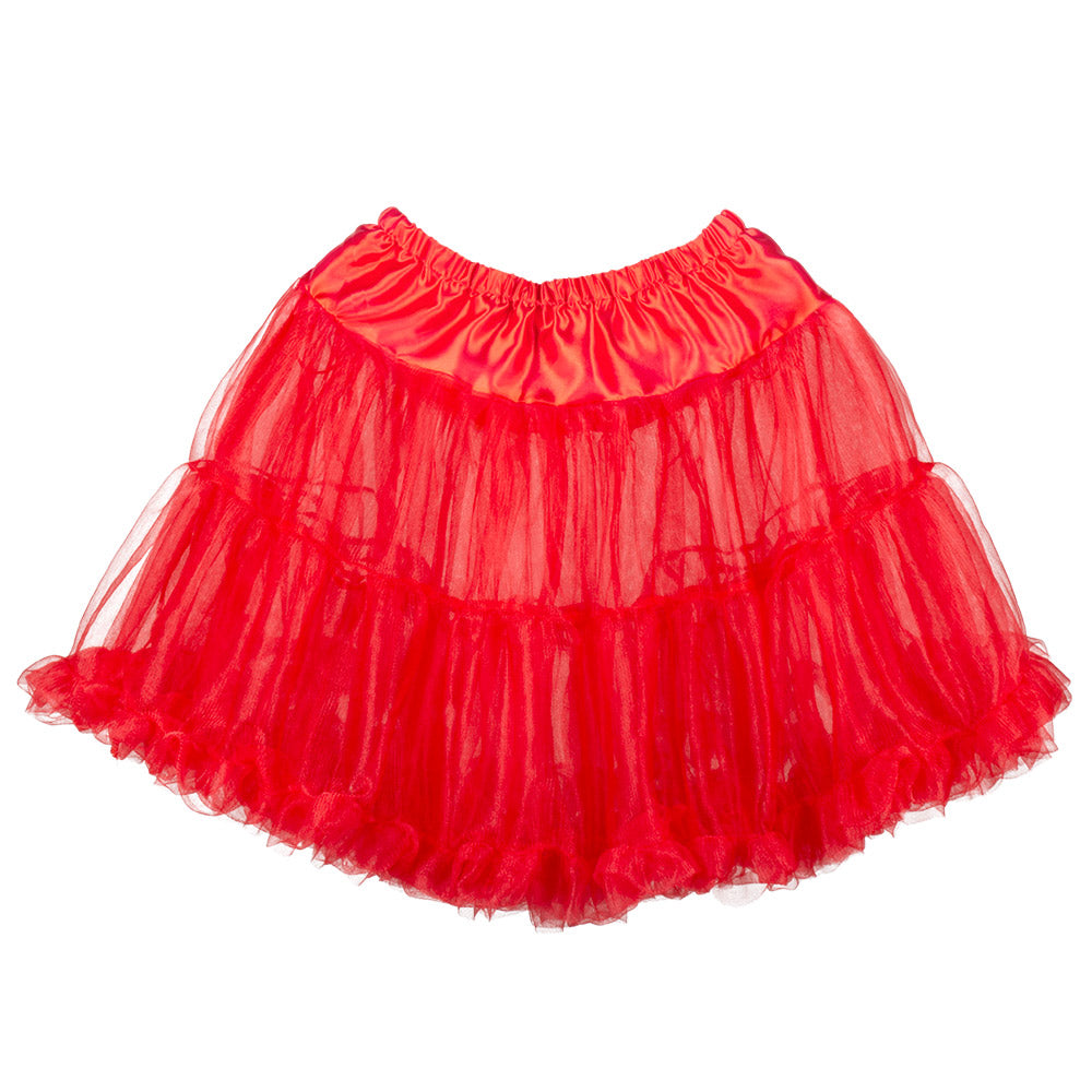 Jupon Rouge Volumineux - Tutu Luxe Années 50 pour Déguisement