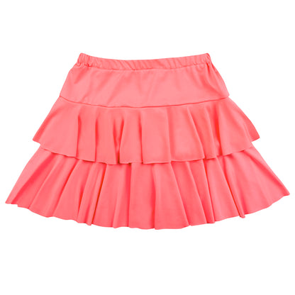 Jupe Volantée Rose Fluo UV Blacklight - Accessoire Party