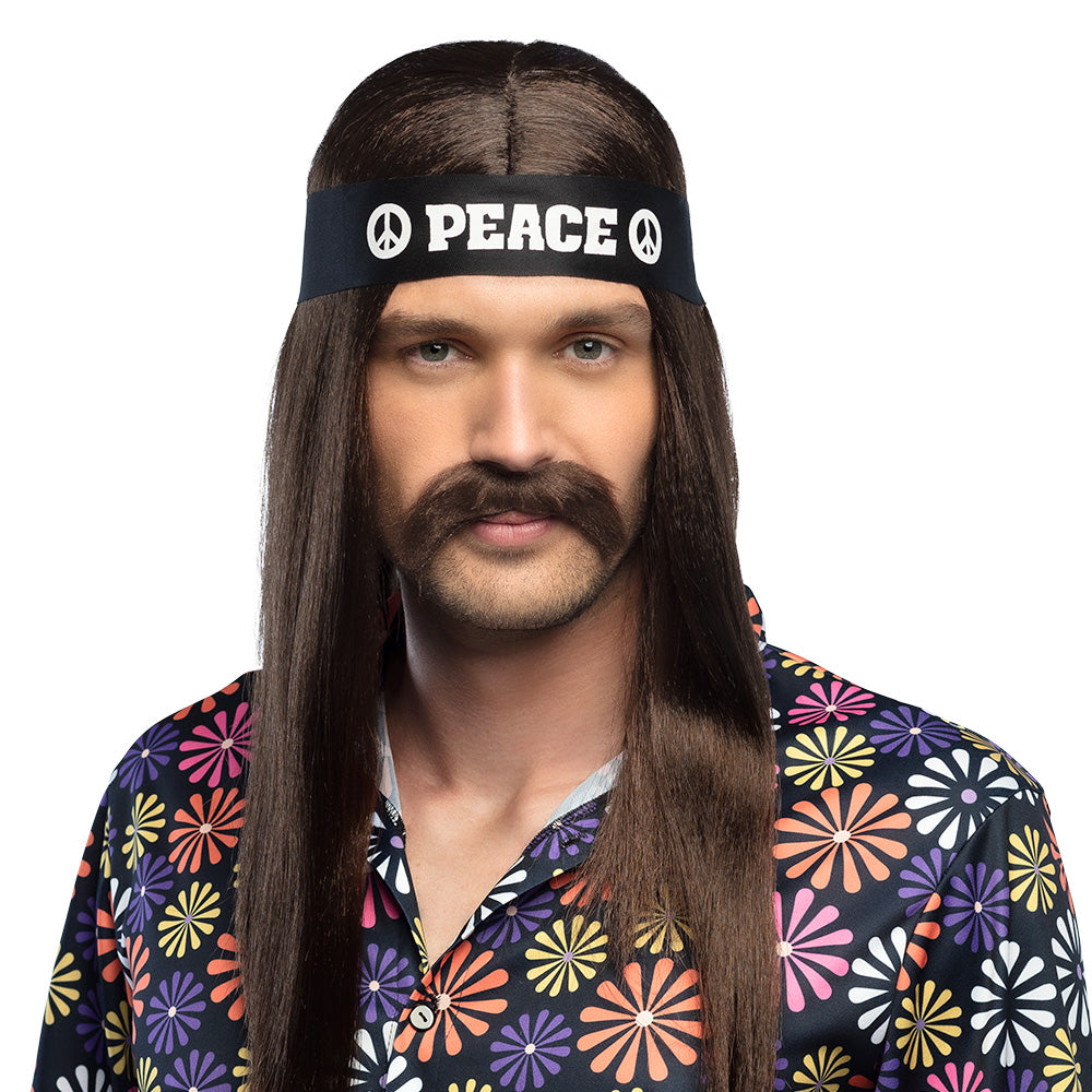 Bandeau Peace Hippie Années 70 - Accessoire Déguisement
