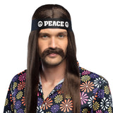 Bandeau Peace Hippie Années 70 - Accessoire Déguisement