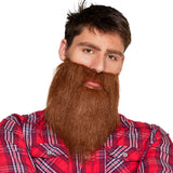 Fausse Barbe Brune Longue - Accessoire Déguisement Homme