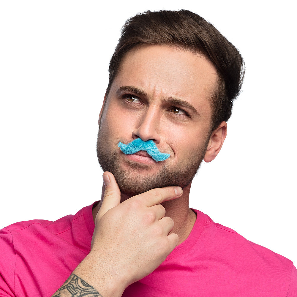 Moustaches Colorées Fantaisie - Pack 5 Pièces Déguisement