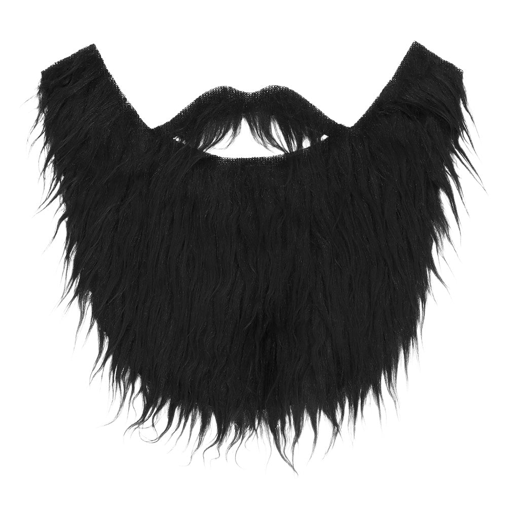 Barbe Noire Longue Luxuriante - Accessoire Déguisement Adulte