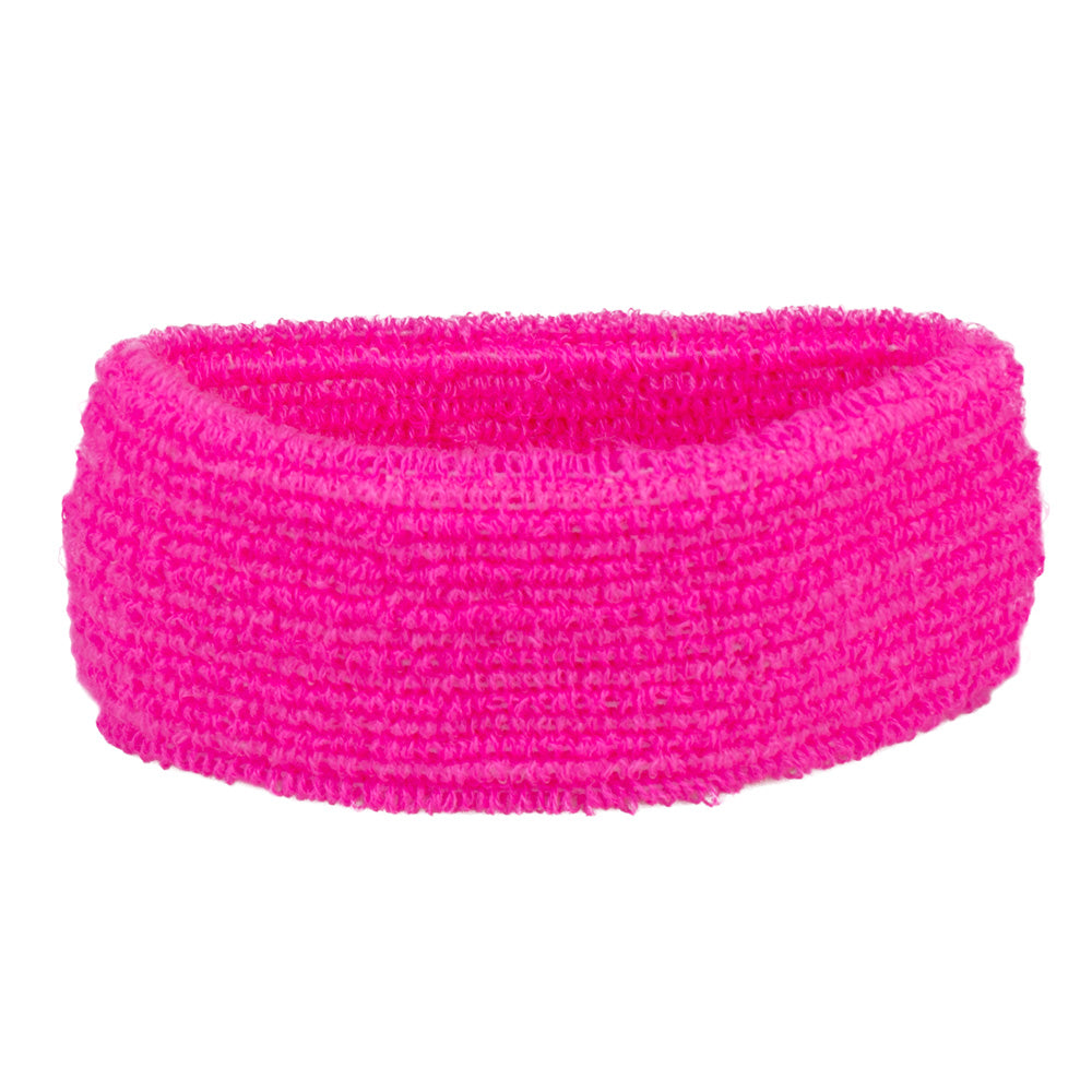 Bandeau et bracelets fluo UV Blacklight rose fluo