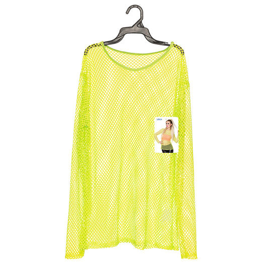 Top Filet Fluo UV Blacklight - Déguisement Années 80