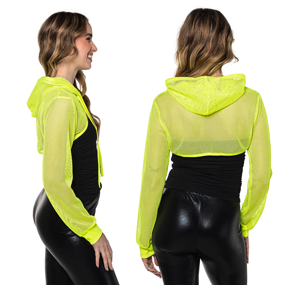 Sweat à Capuche Fluo UV Blacklight - Accessoire Rave Party