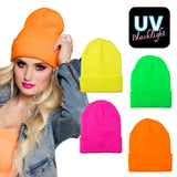 Bonnet Fluo Néon UV Blacklight - 4 Coloris Intenses