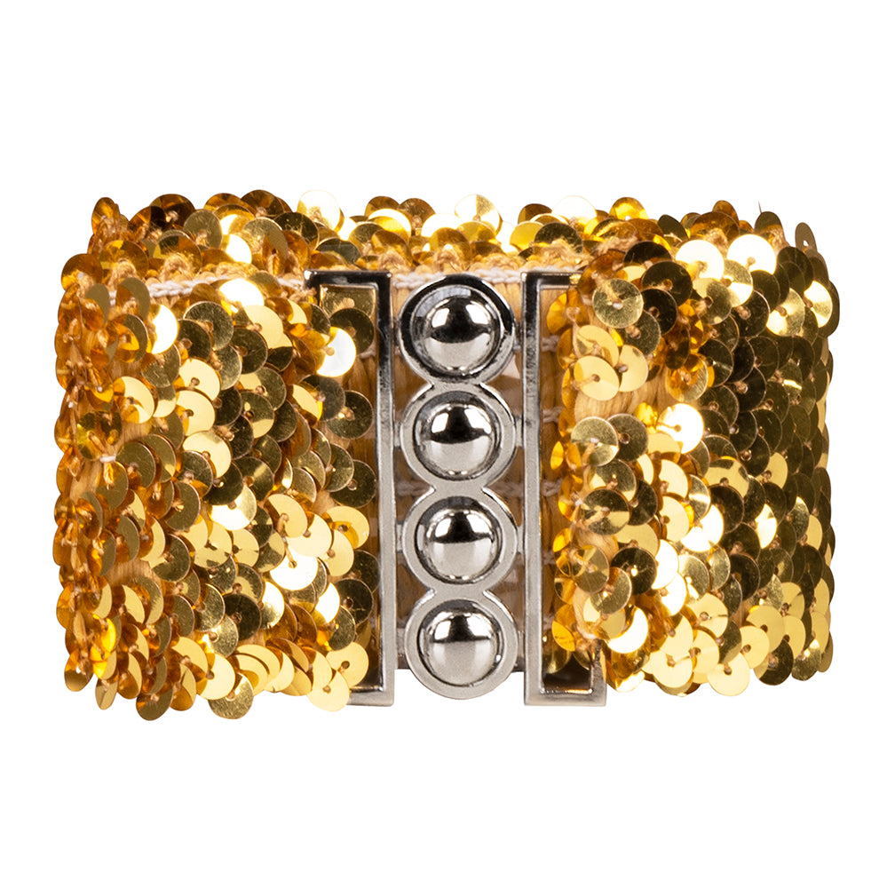 Ceinture Disco Paillettes Or - Accessoire Années 70