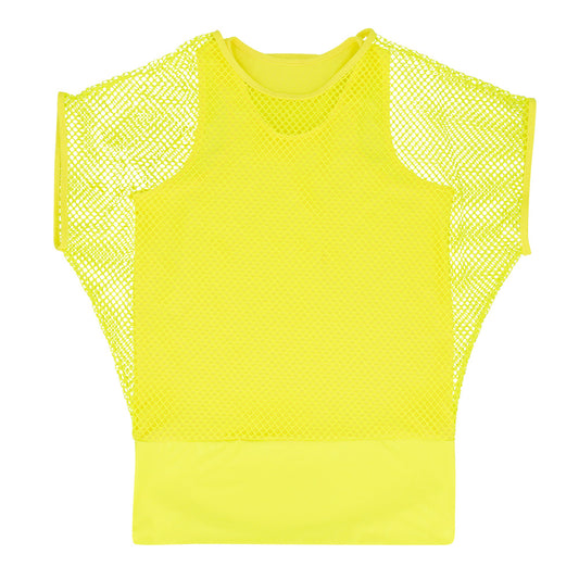 Top Filet Fluo Adulte - Effet Blacklight UV Brillant