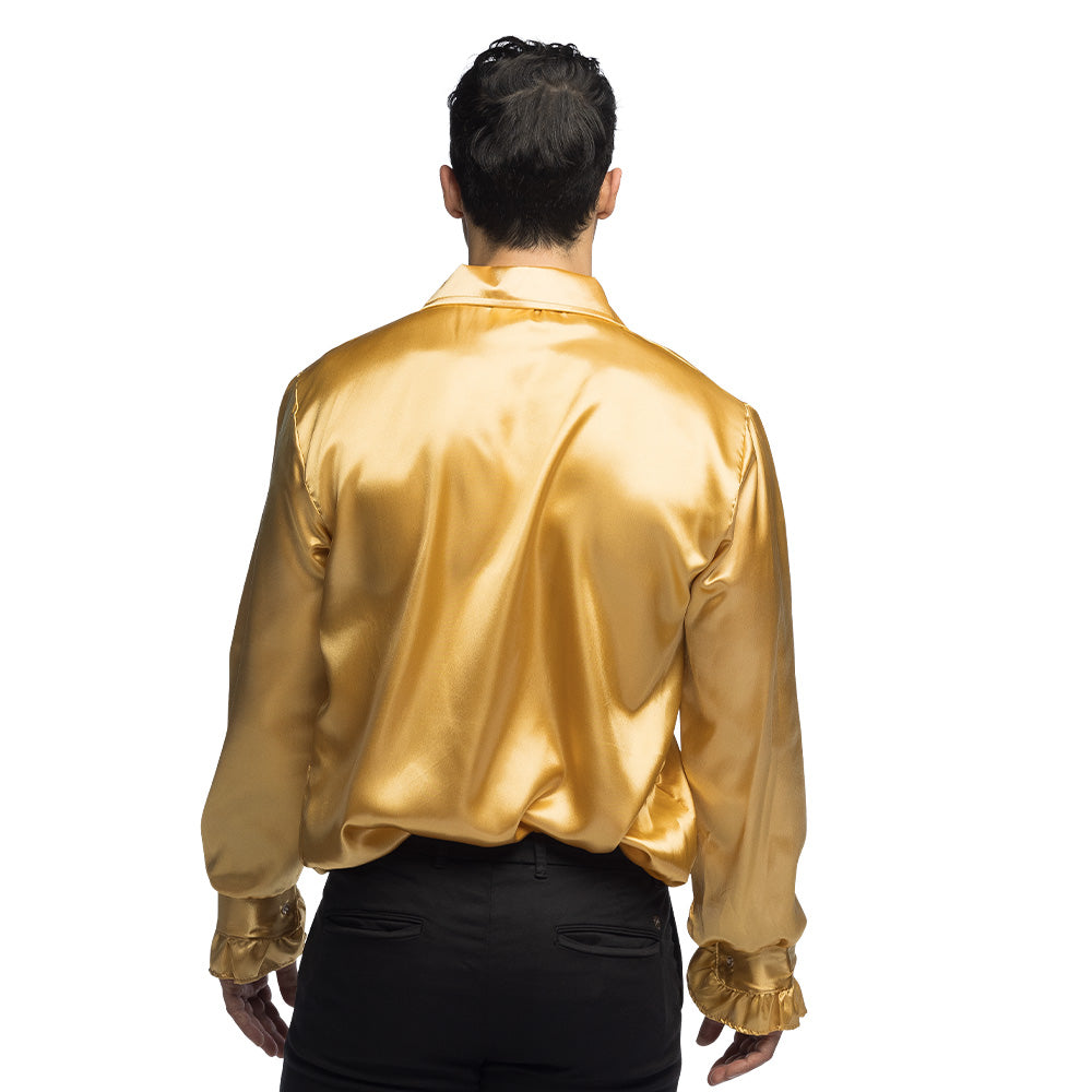 Chemise Disco Or Paillettes - Déguisement Années 70 Homme