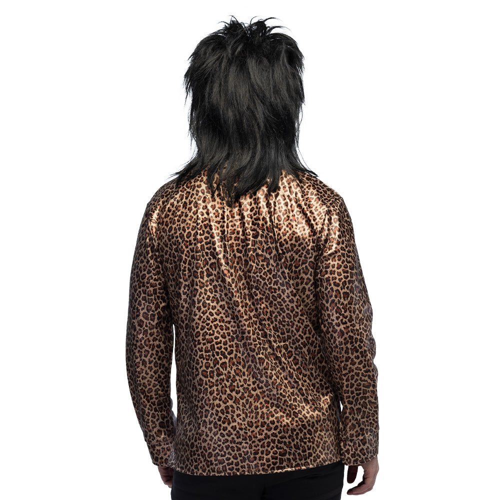 Chemise Léopard Années 70 - Déguisement Disco Homme