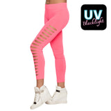 Legging Rose Fluo Slash Néon UV Blacklight Femme