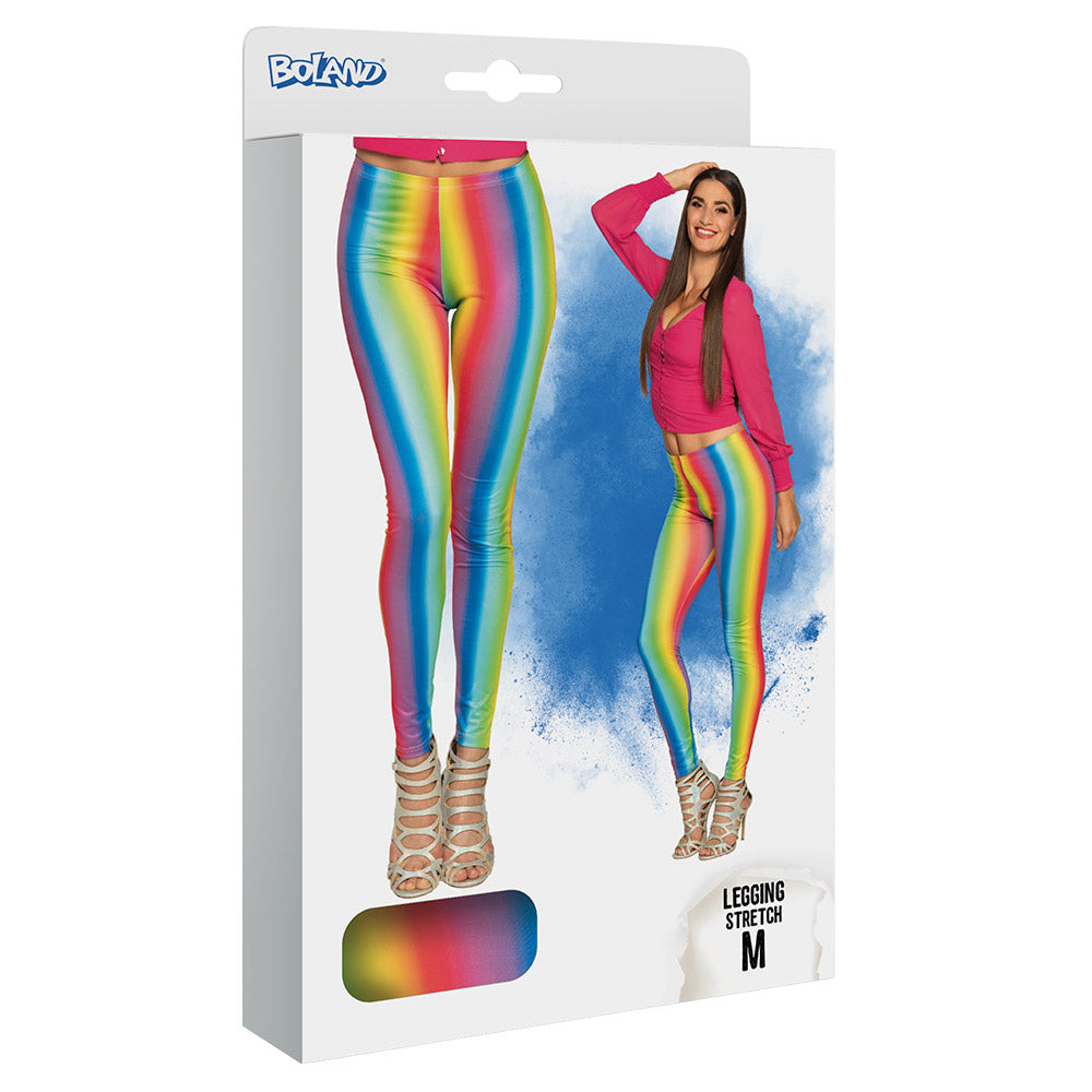 Legging Arc-en-Ciel Stretch Adulte - Motif Dégradé Rainbow