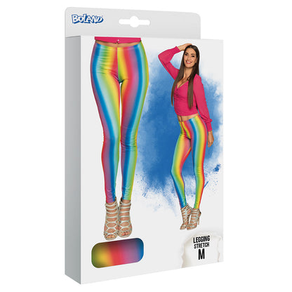 Legging Arc-en-Ciel Stretch Adulte - Motif Dégradé Rainbow