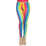 Legging Arc-en-Ciel Stretch Adulte - Déguisement Disco Coloré